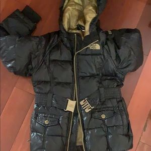 Girls north face coat